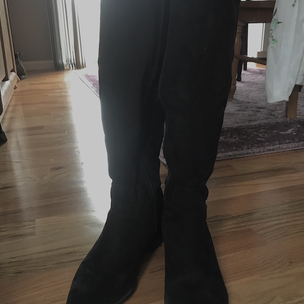 H&M tall, black boots